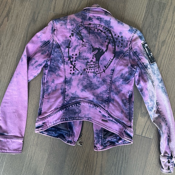 Diesel purple jean jacket - Picture 4 of 7